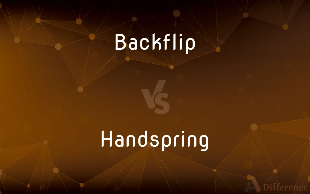 Backflip vs. Handspring — What's the Difference?