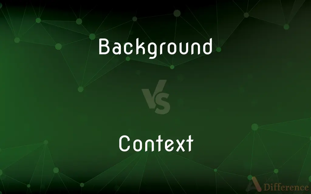 Background vs. Context — What's the Difference?