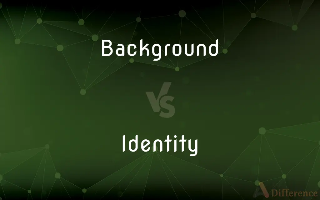 Background vs. Identity — What's the Difference?