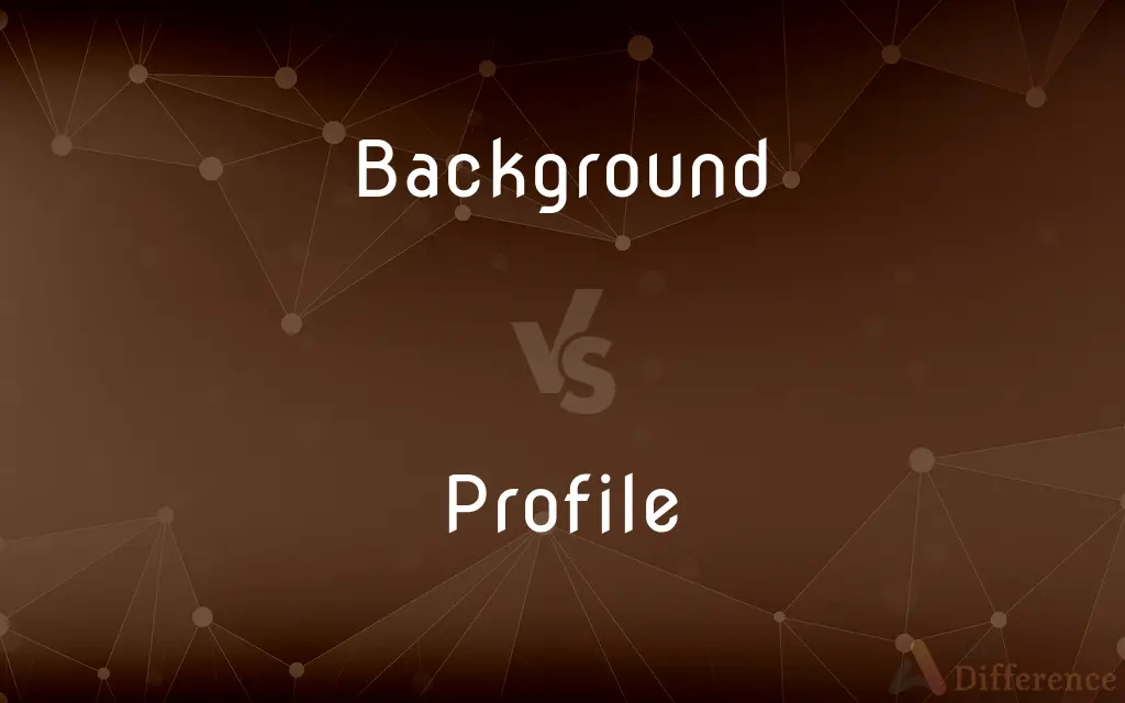 Background vs. Profile — What's the Difference?