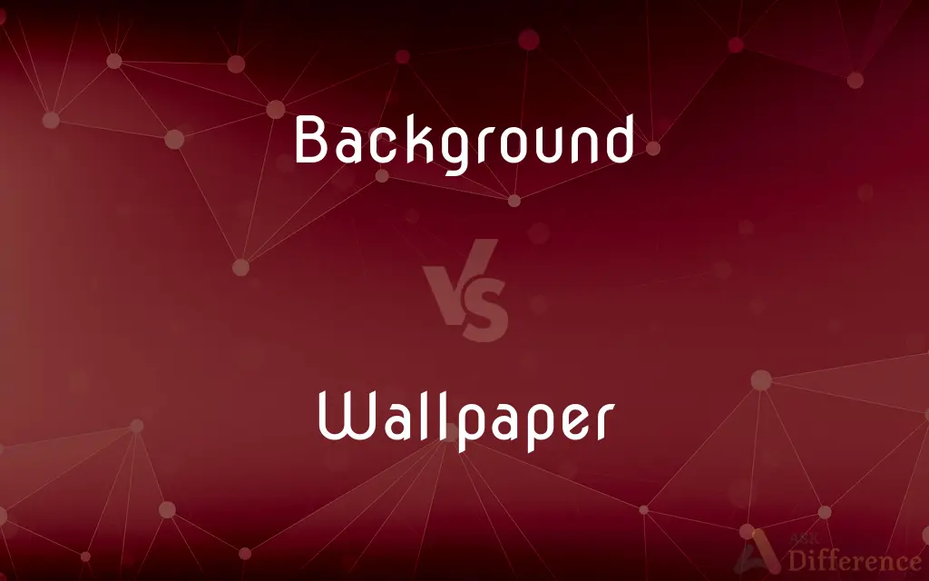 Background vs. Wallpaper — What's the Difference?