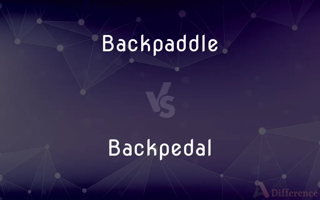 Backpaddle vs. Backpedal — Which is Correct Spelling?