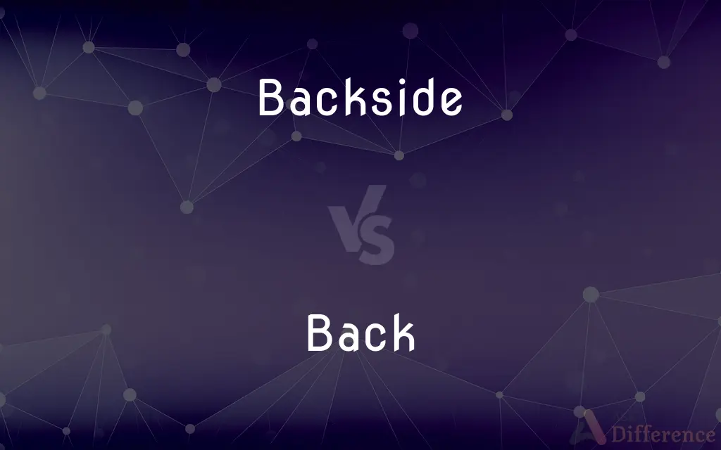 Backside vs. Back — What's the Difference?