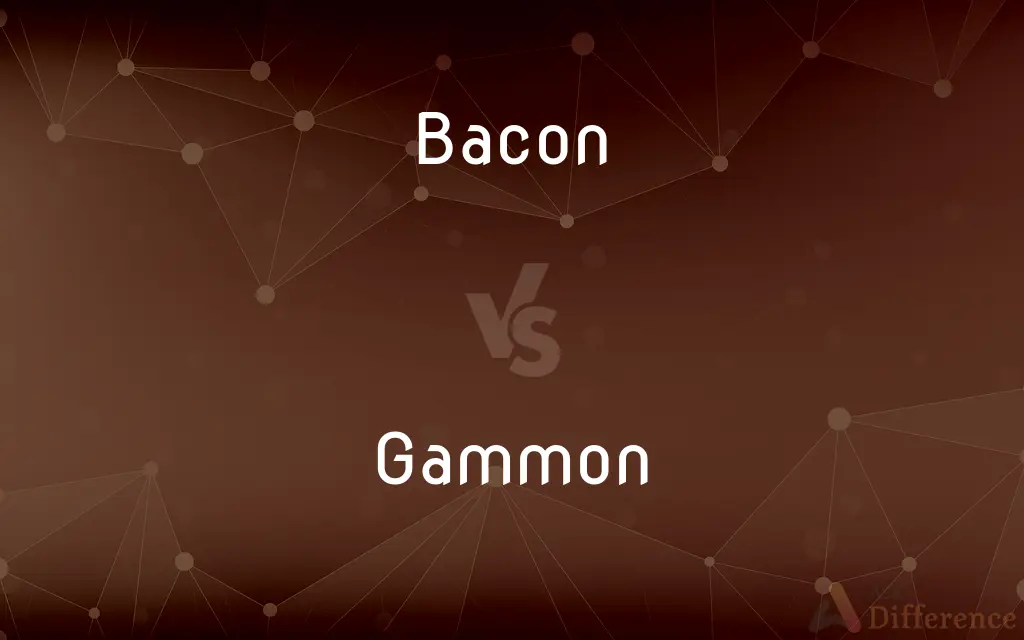Bacon vs. Gammon — What's the Difference?