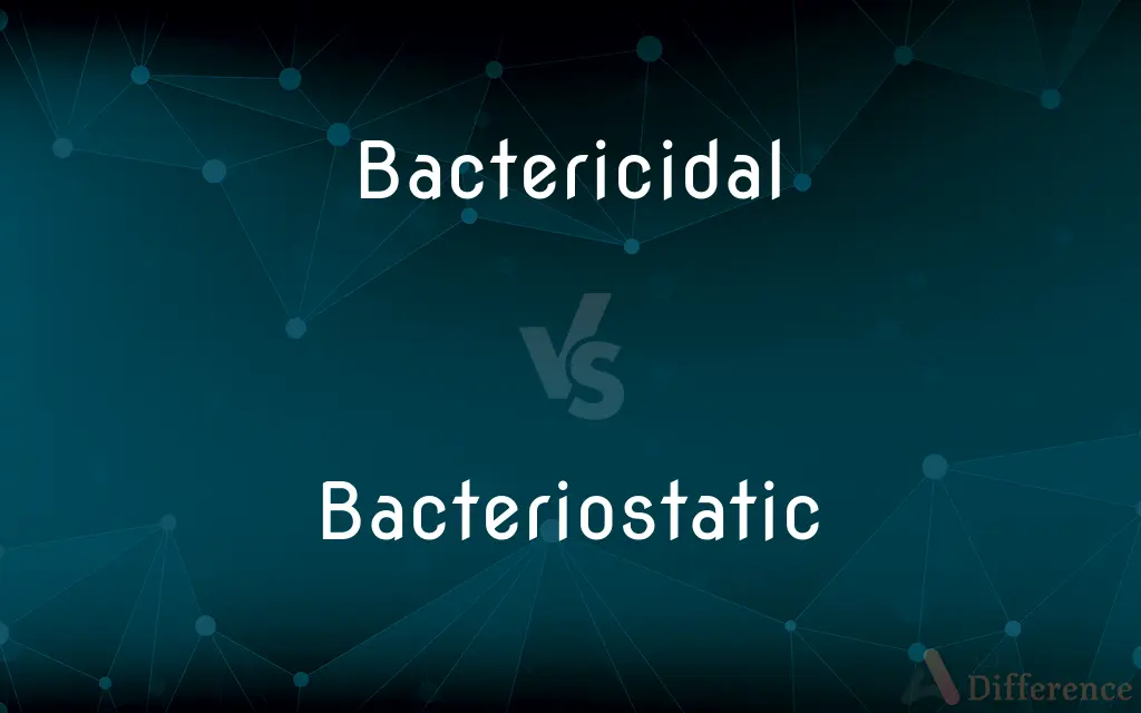 Bactericidal vs. Bacteriostatic — What's the Difference?