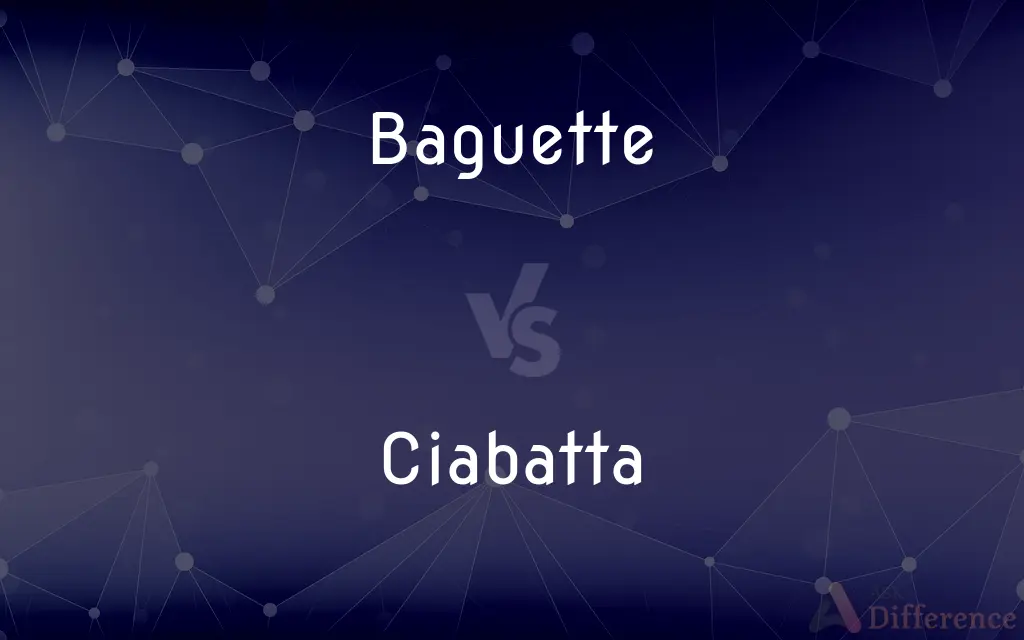Baguette vs. Ciabatta — What's the Difference?