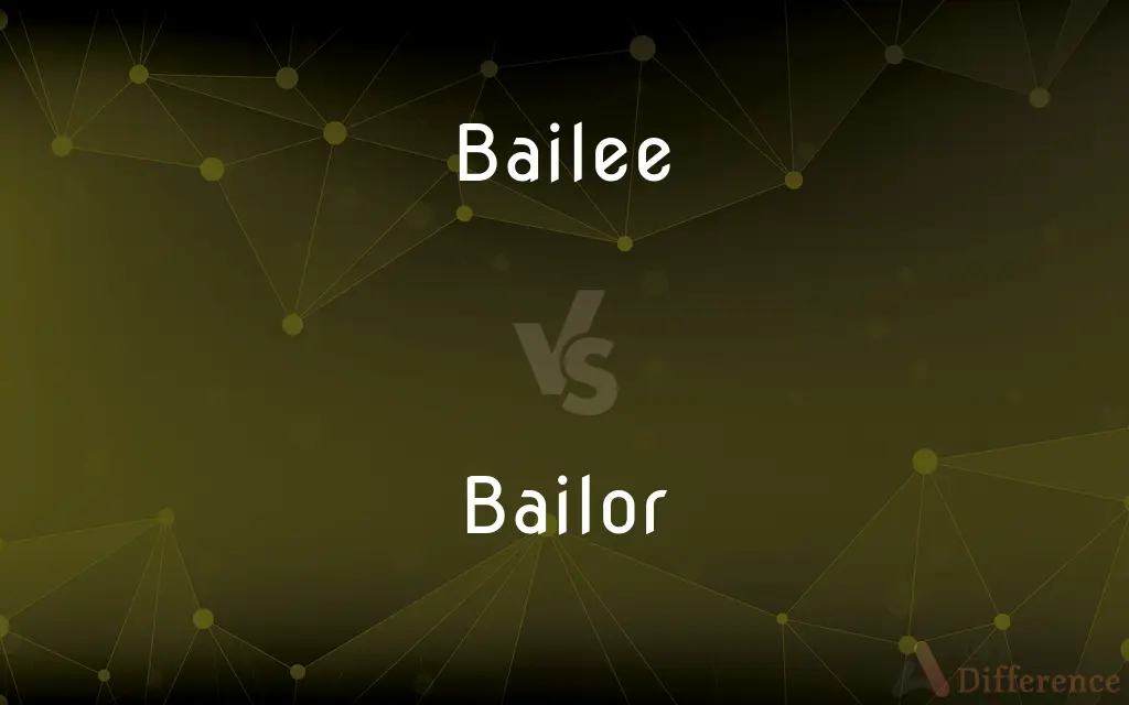 Bailee vs. Bailor — What's the Difference?