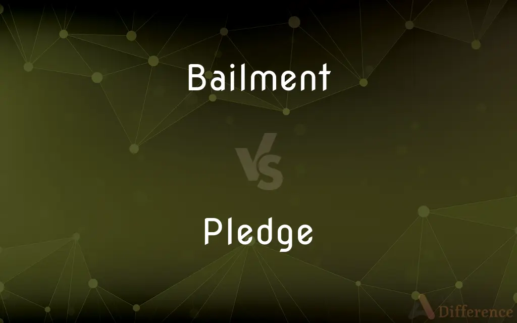 Bailment vs. Pledge — What's the Difference?