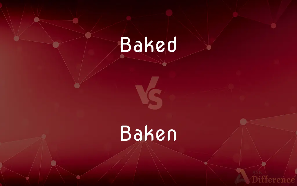 Baked vs. Baken — What's the Difference?