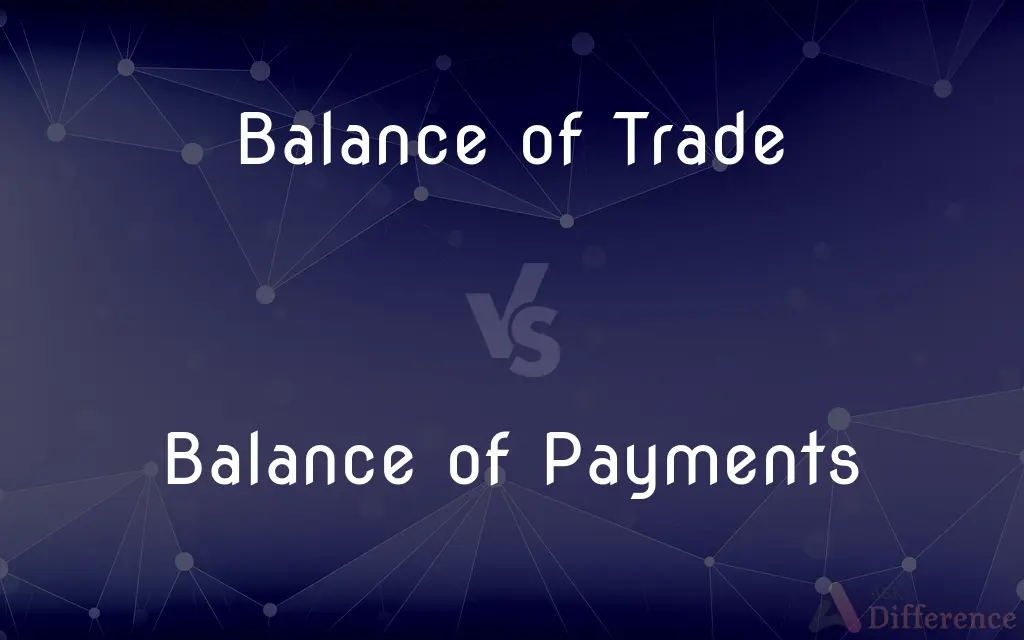 Balance of Trade vs. Balance of Payments — What's the Difference?