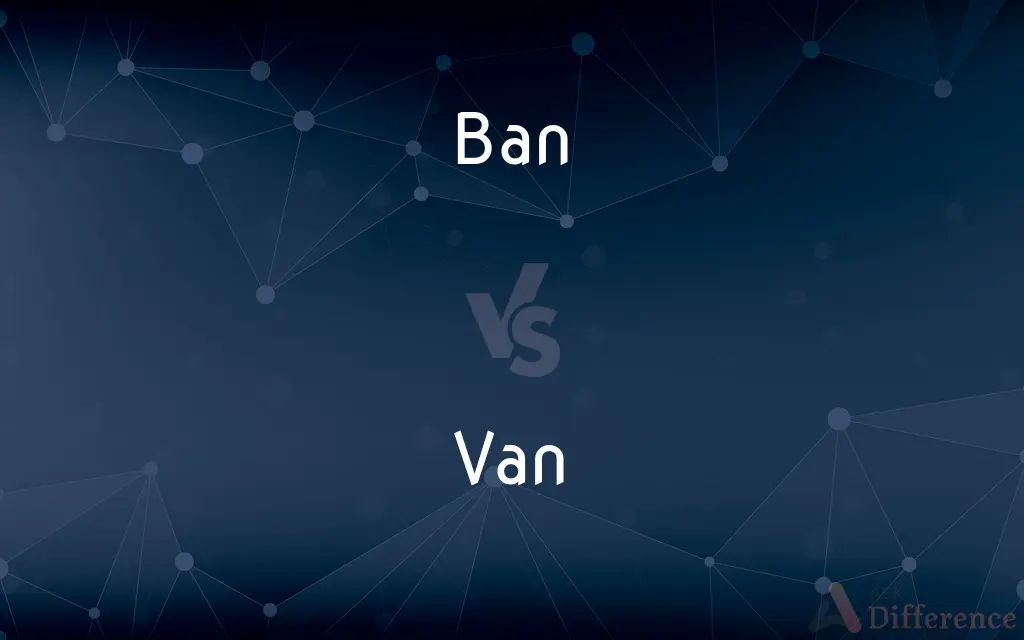 Ban vs. Van — What's the Difference?