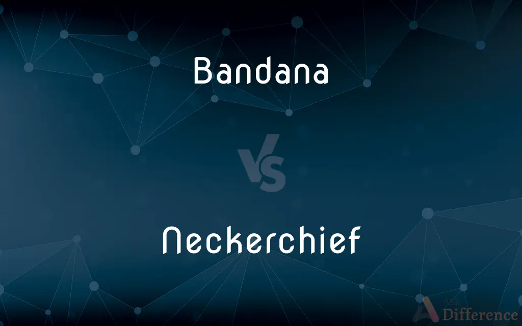 Bandana vs. Neckerchief — What's the Difference?