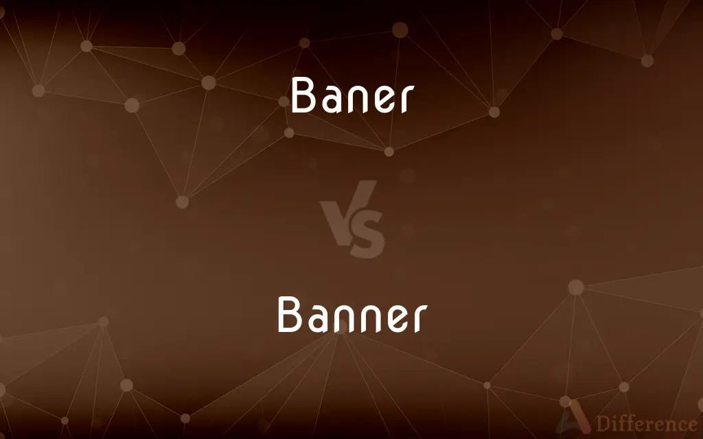 Baner vs. Banner — What's the Difference?