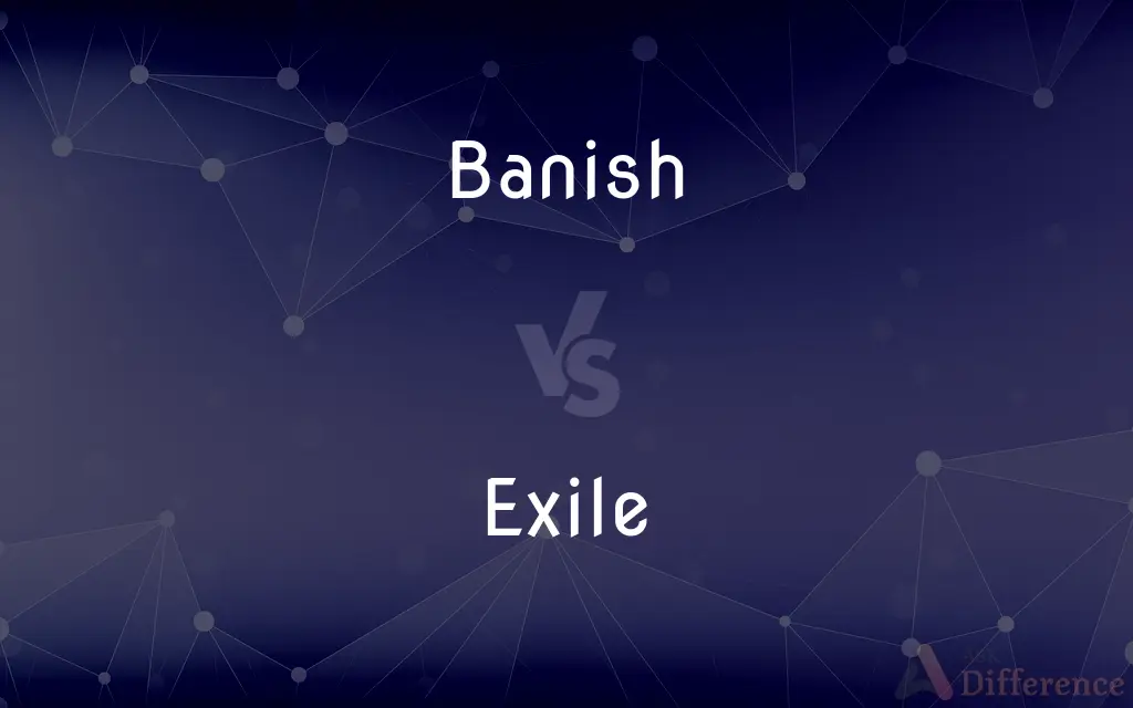 Banish vs. Exile — What's the Difference?