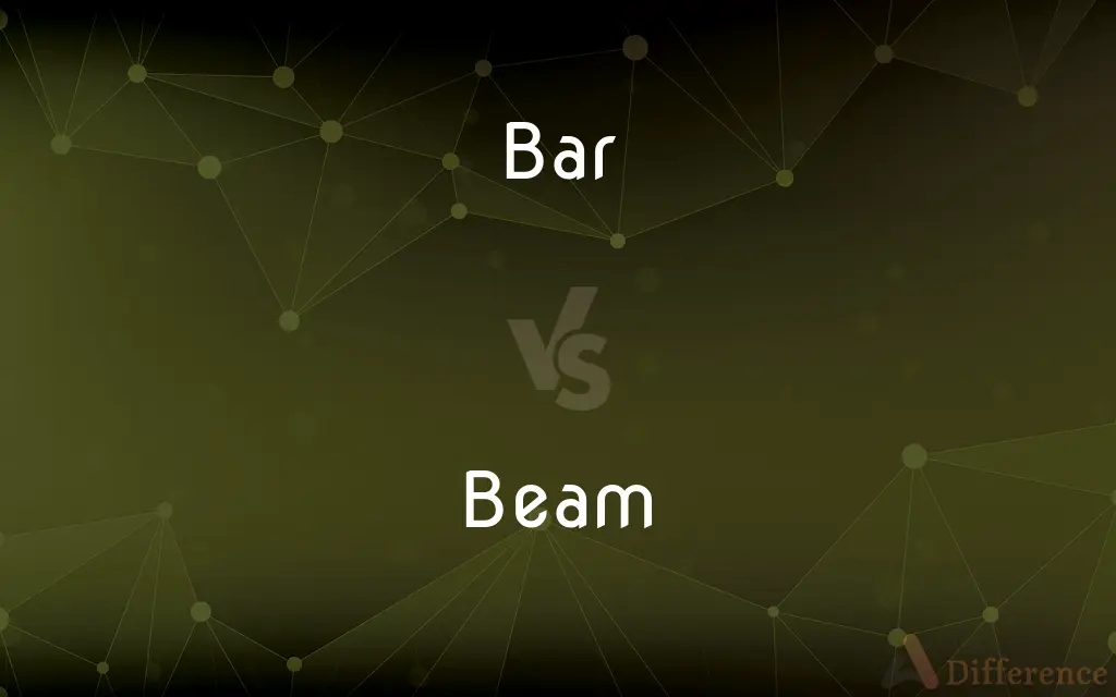 Bar vs. Beam — What's the Difference?
