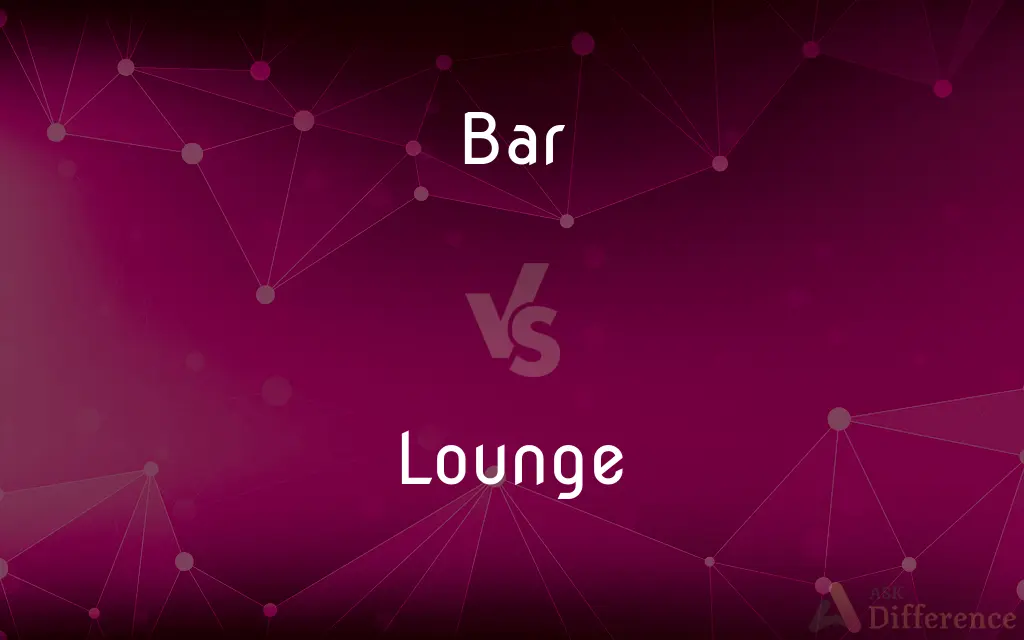 Bar vs. Lounge — What's the Difference?