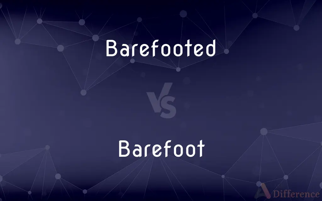 Barefooted vs. Barefoot — What's the Difference?