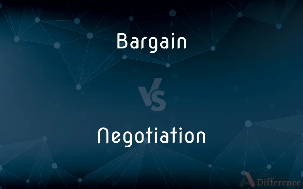 Bargain vs. Negotiation — What's the Difference?