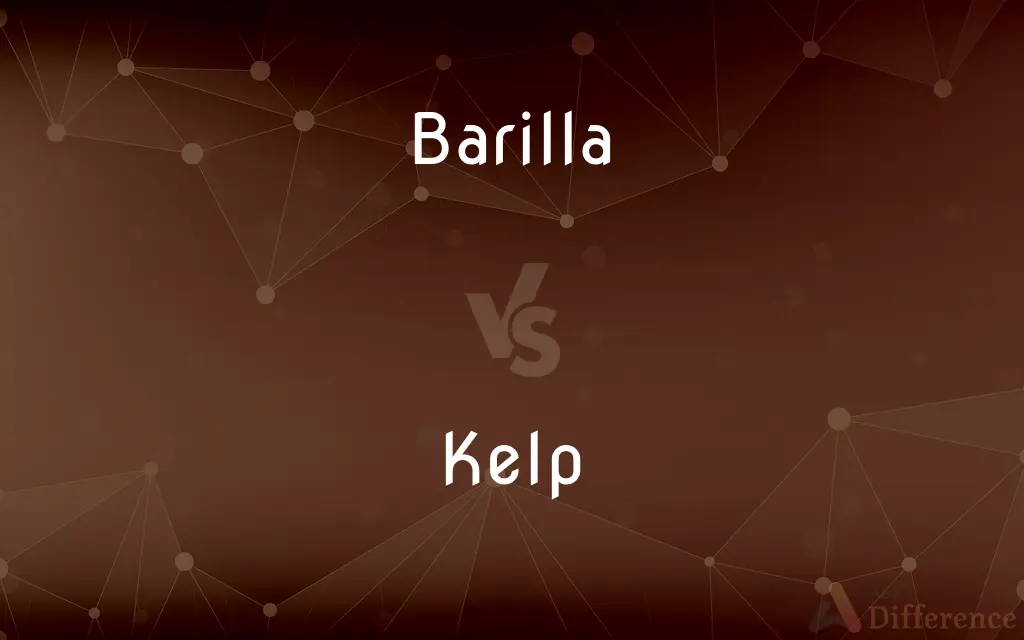 Barilla vs. Kelp — What's the Difference?