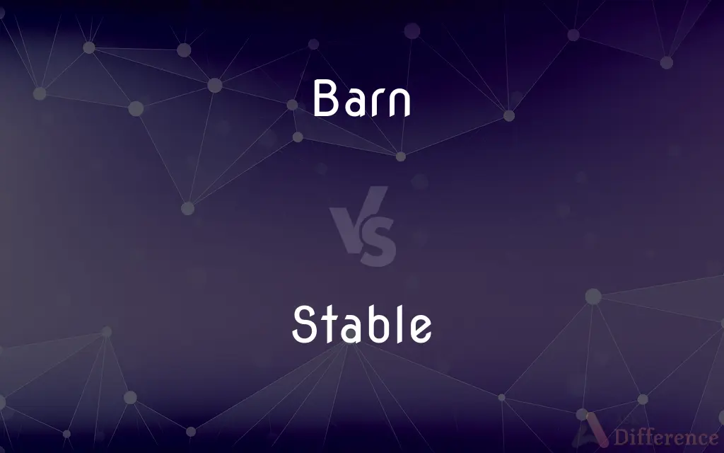 Barn vs. Stable — What's the Difference?