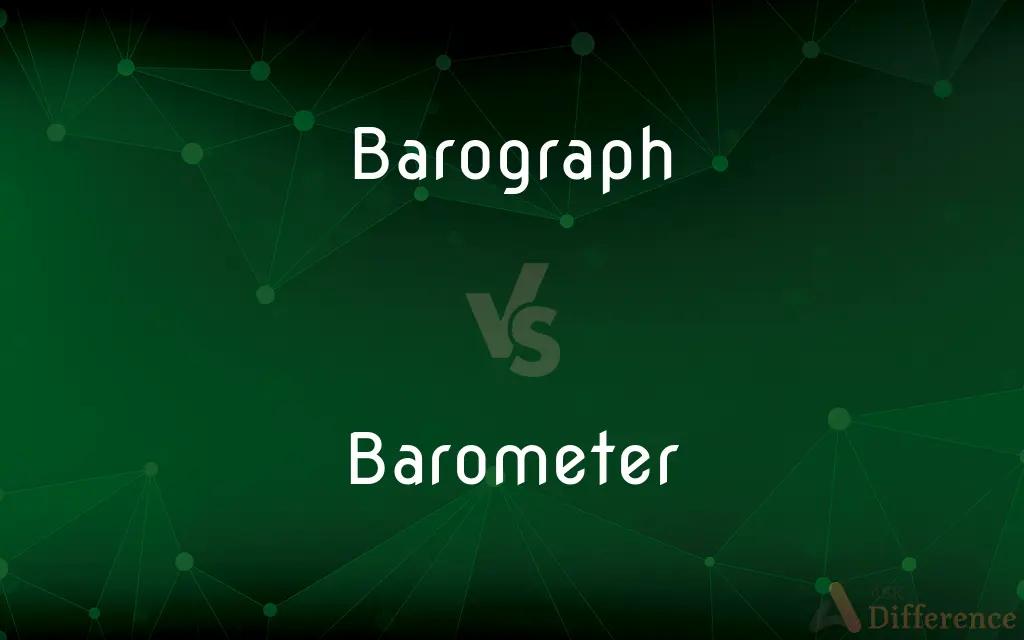 Barograph vs. Barometer — What's the Difference?