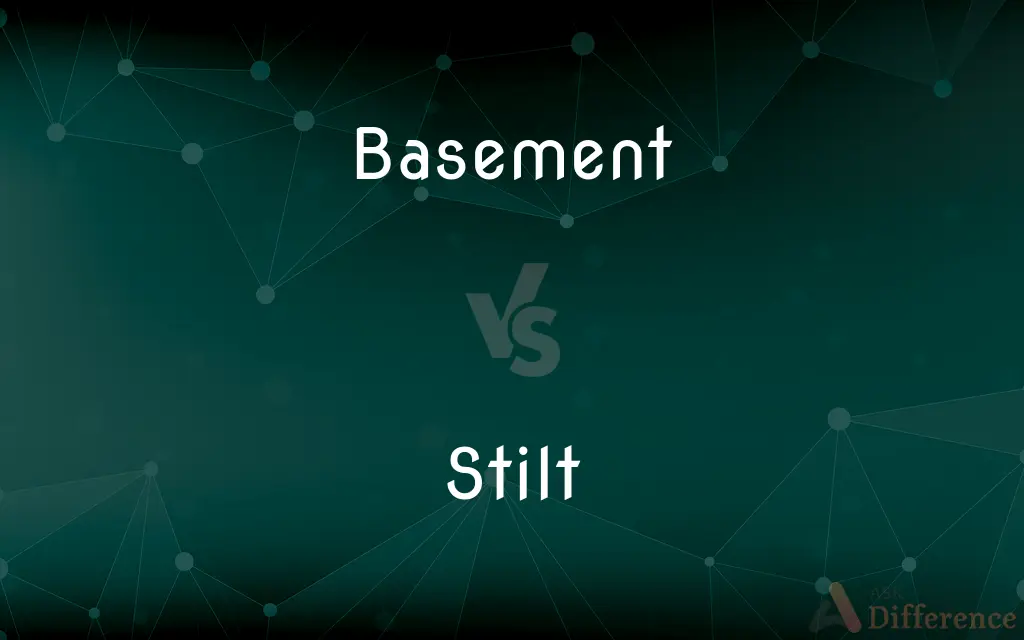 Basement vs. Stilt — What's the Difference?