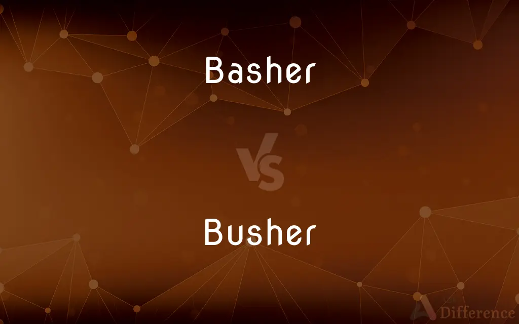Basher vs. Busher — What's the Difference?