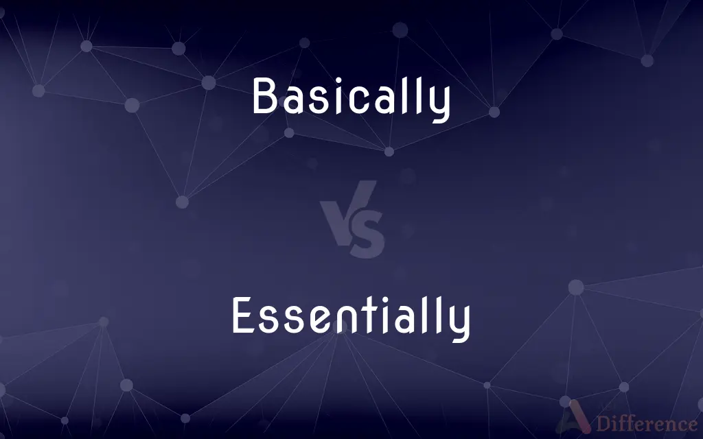 Basically vs. Essentially — What's the Difference?