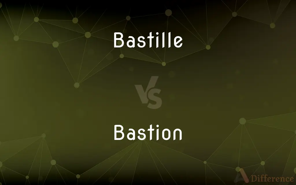Bastille vs. Bastion — What's the Difference?