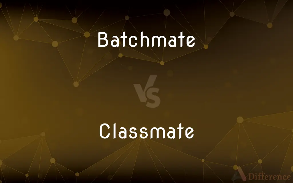 Batchmate vs. Classmate — What's the Difference?