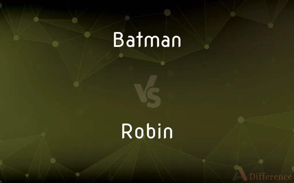 Batman vs. Robin — What's the Difference?