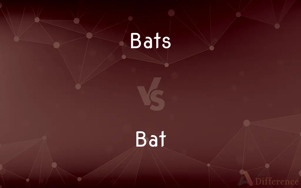 Bats vs. Bat — What's the Difference?