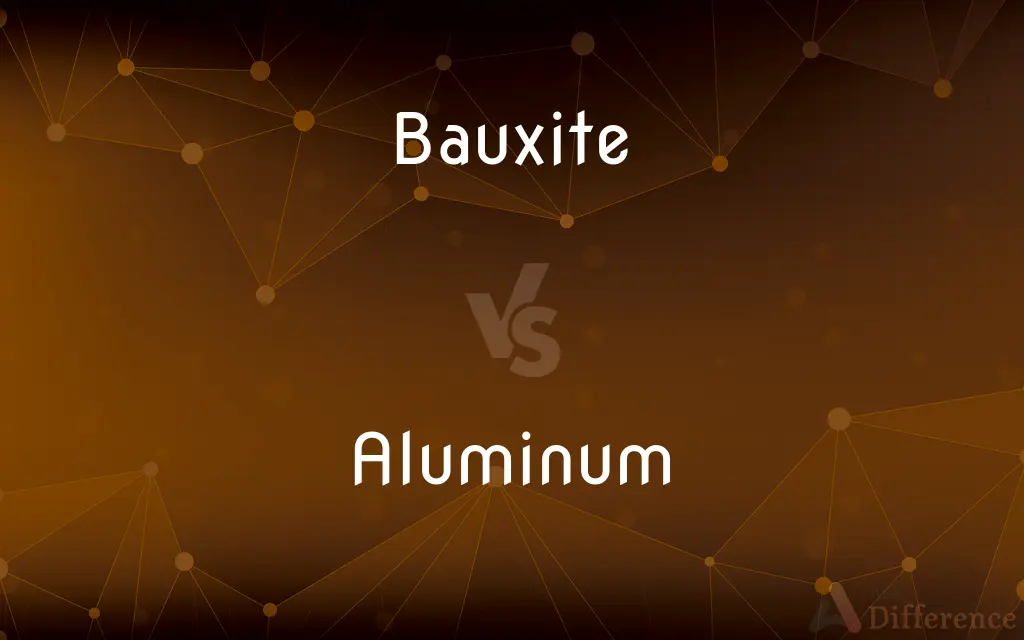 Bauxite vs. Aluminum — What's the Difference?