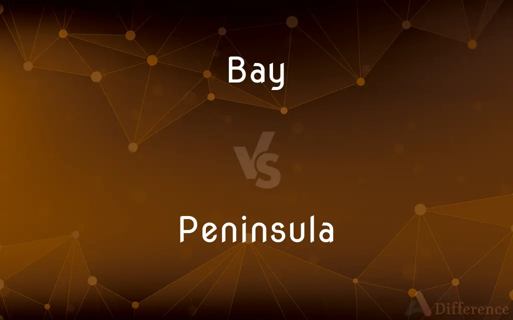 Bay vs. Peninsula — What's the Difference?