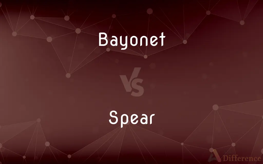 Bayonet vs. Spear — What's the Difference?