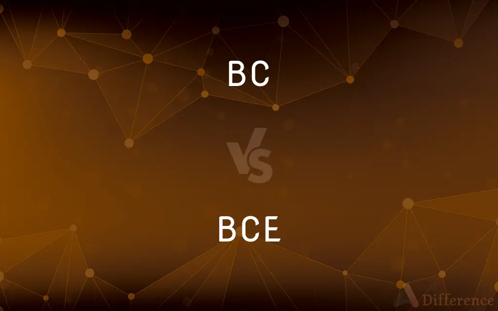 BC vs. BCE — What's the Difference?