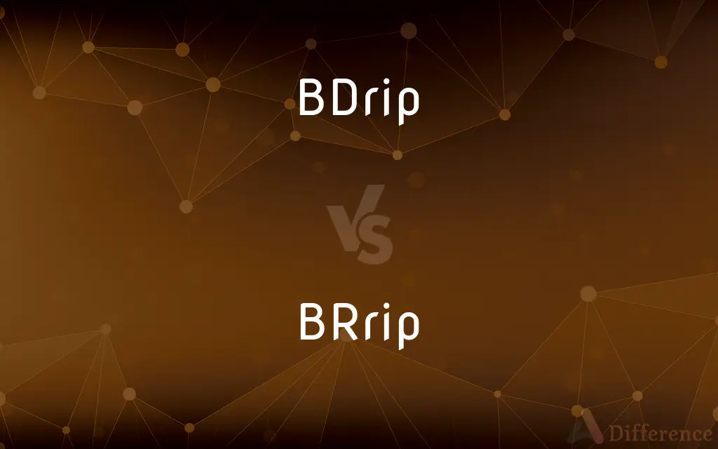 BDrip vs. BRrip — What's the Difference?
