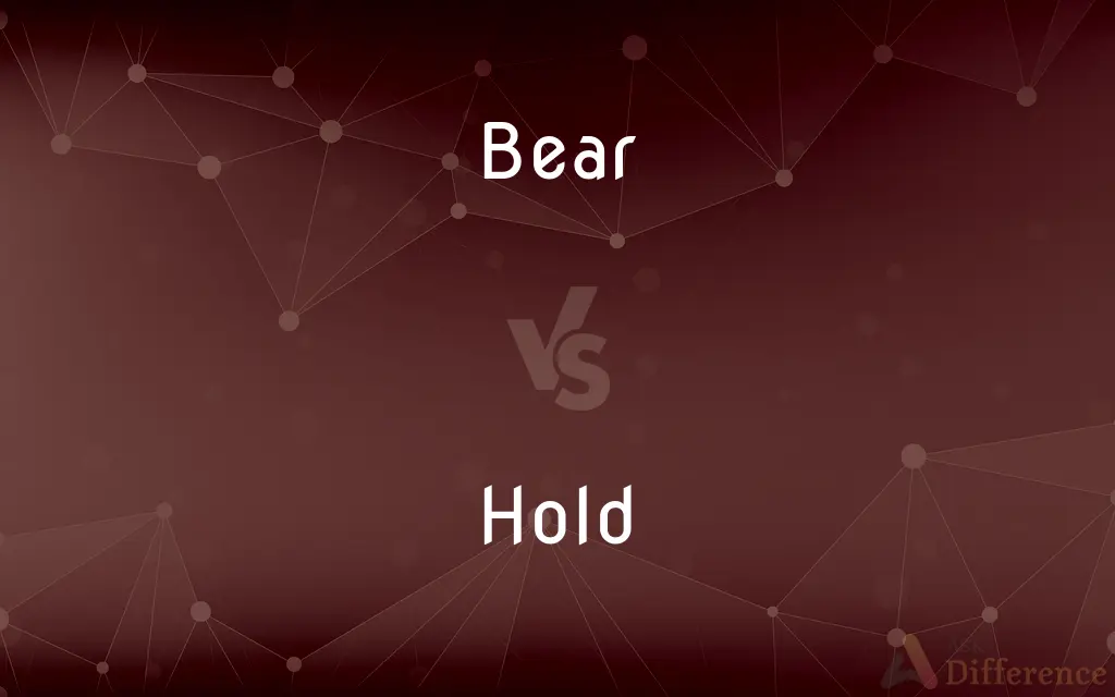 Bear vs. Hold — What's the Difference?