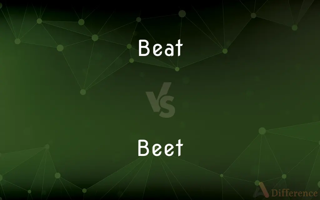 Beat vs. Beet — What's the Difference?