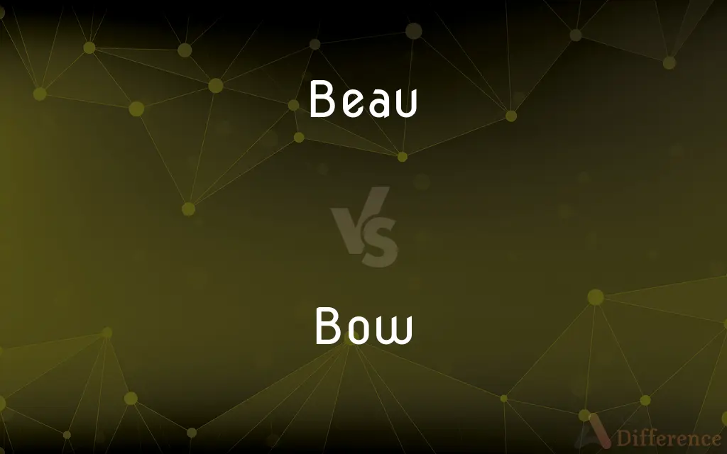Beau vs. Bow — What's the Difference?