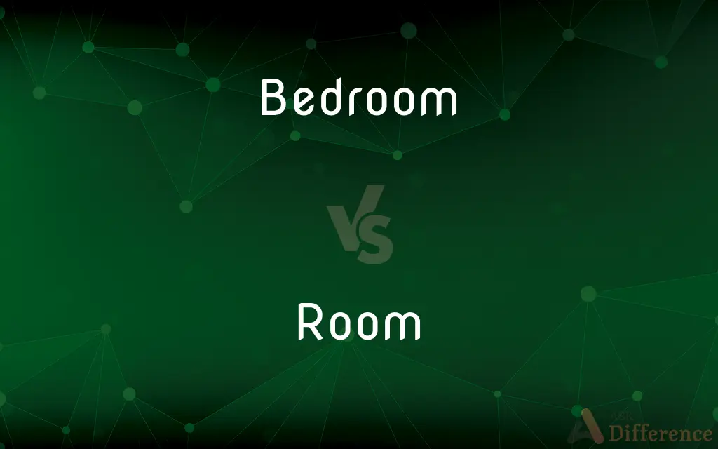 Bedroom vs. Room — What's the Difference?
