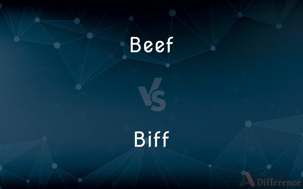 Beef vs. Biff — What's the Difference?