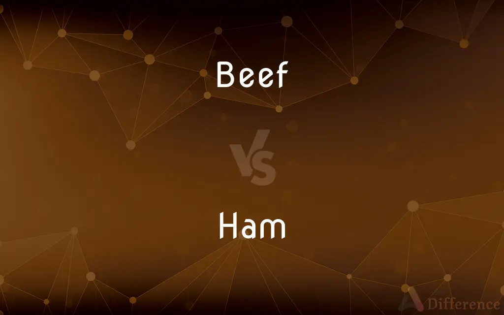 Beef vs. Ham — What's the Difference?