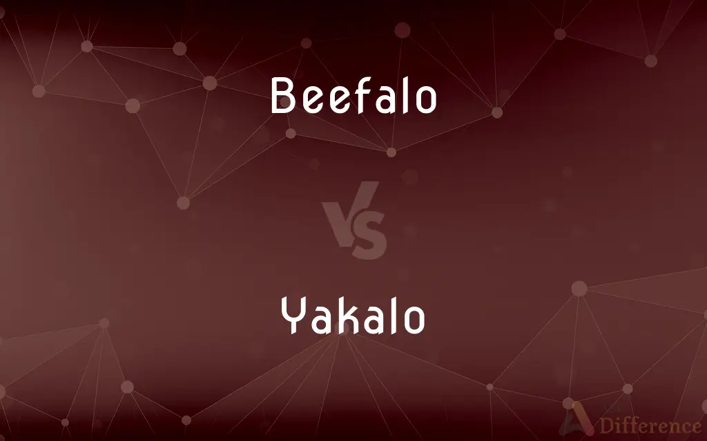 Beefalo vs. Yakalo — What's the Difference?