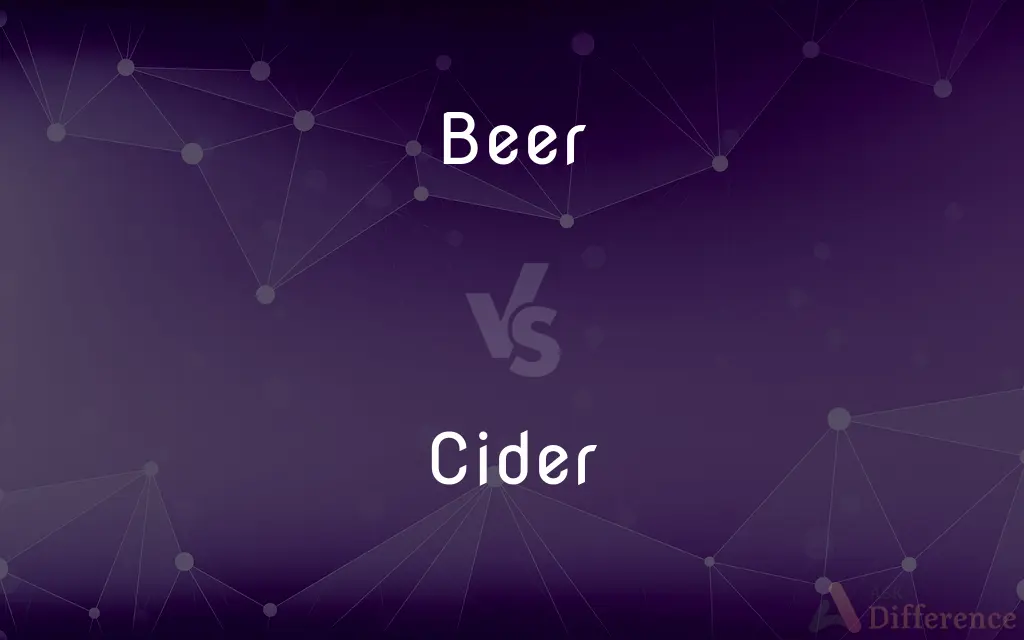 Beer vs. Cider — What's the Difference?