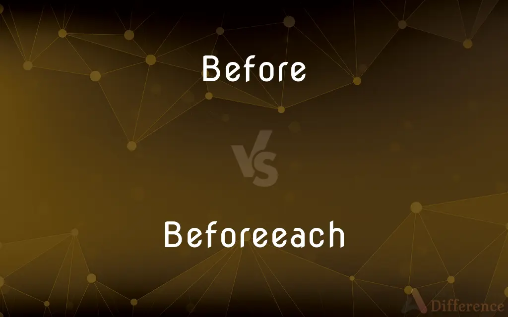 Before vs. Beforeeach — What's the Difference?