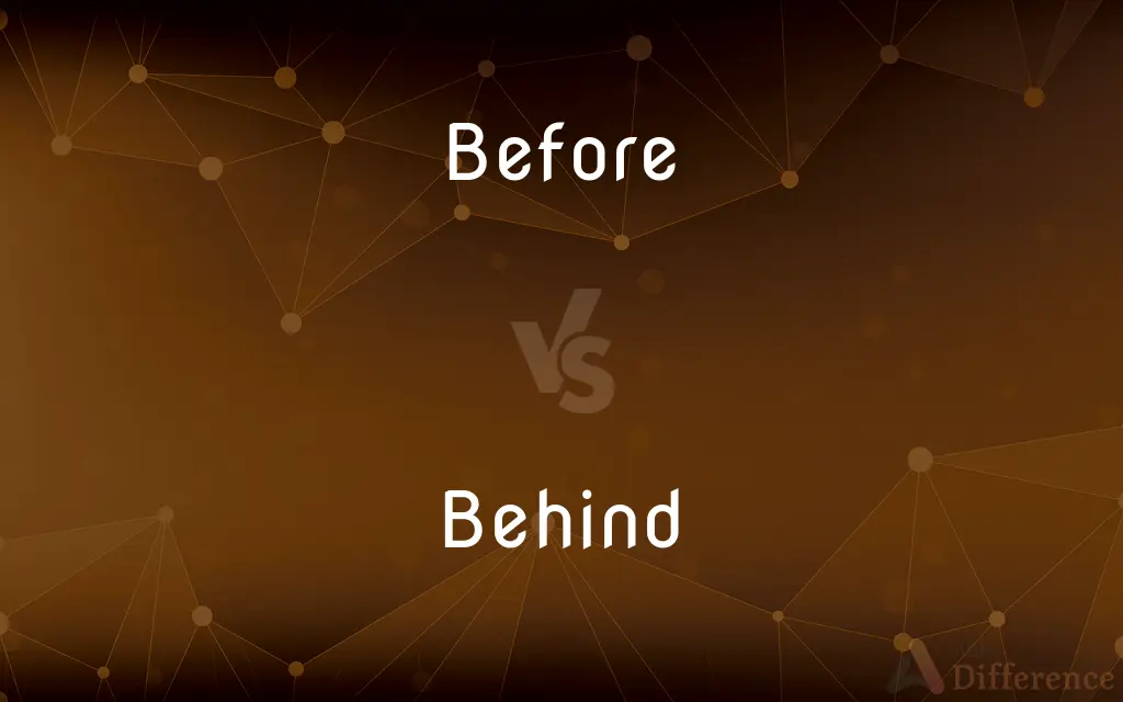 Before vs. Behind — What's the Difference?