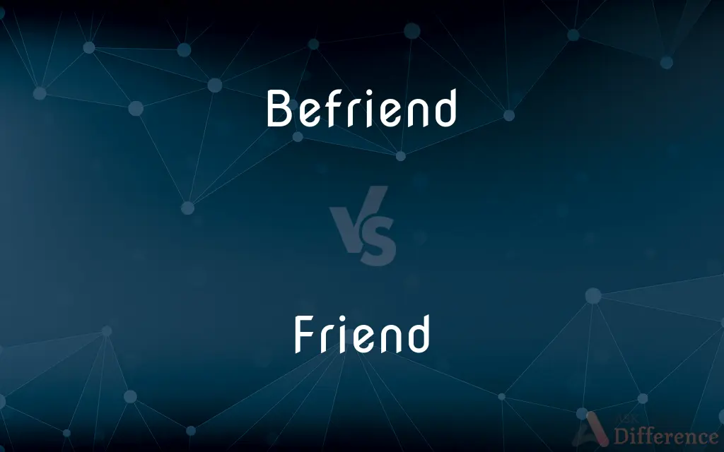 Befriend vs. Friend — What's the Difference?