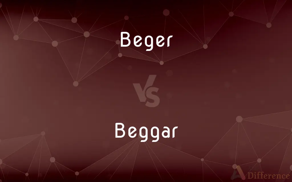 Beger vs. Beggar — Which is Correct Spelling?