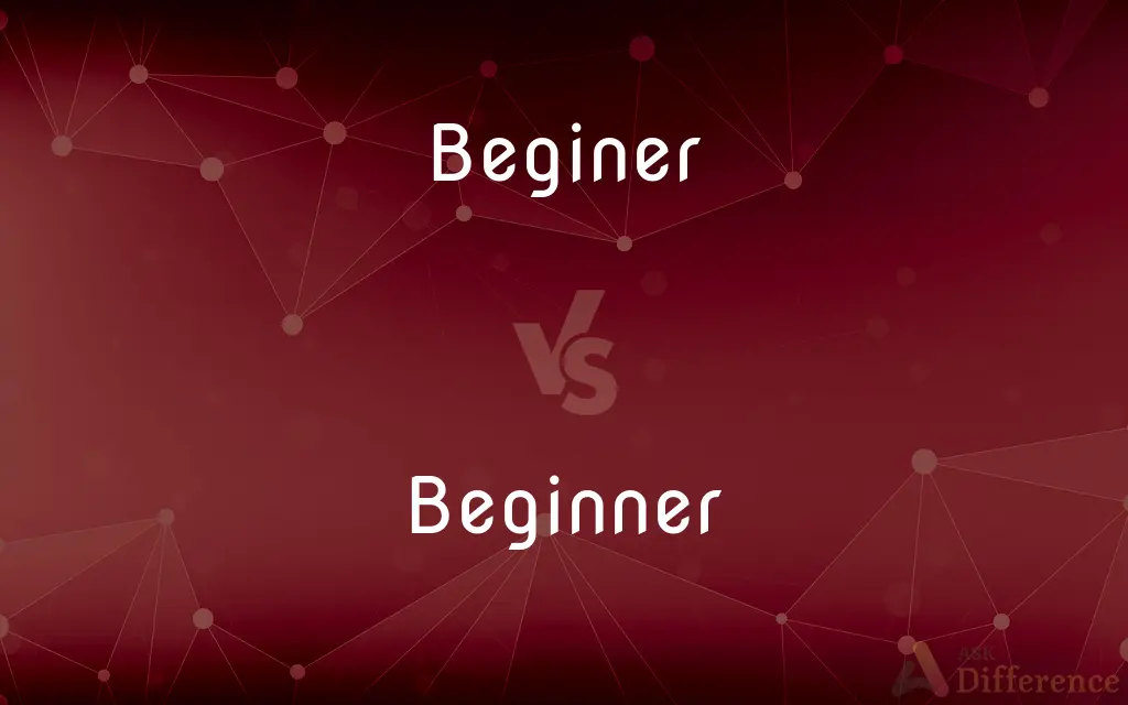 Beginer vs. Beginner — Which is Correct Spelling?